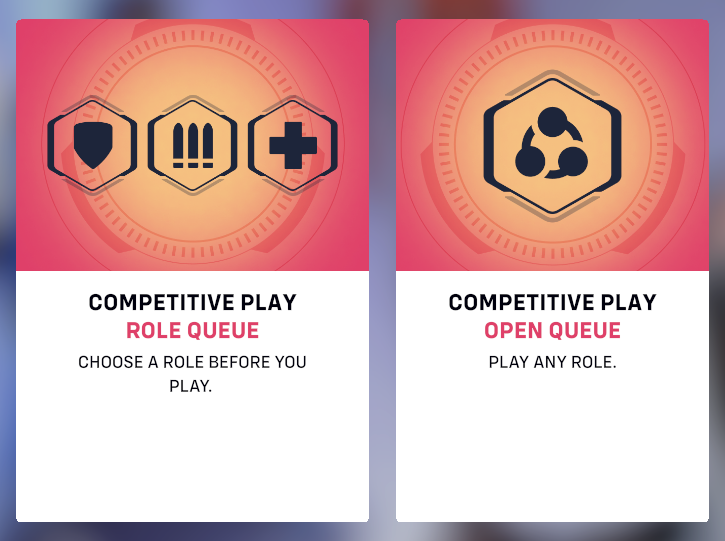 Overwatch 2 Competitive Play Modes Role Queue and Open Queue